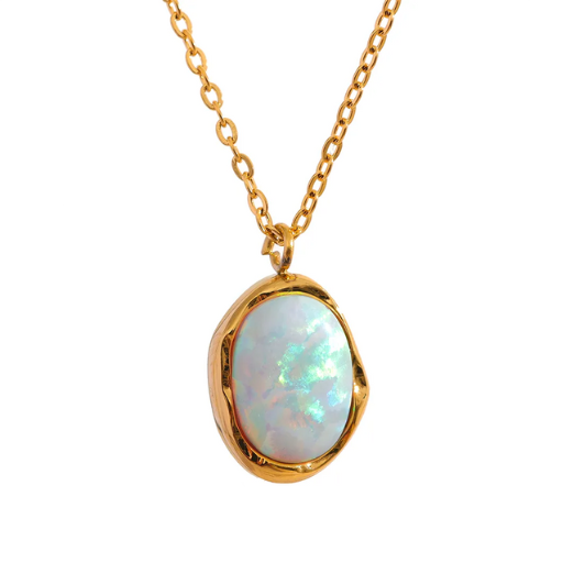 Austrian Stone Pendant Necklace