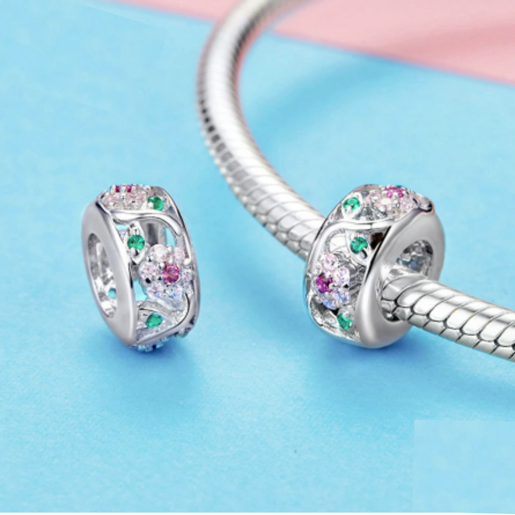 Charming Flower Garden - 925 Silver