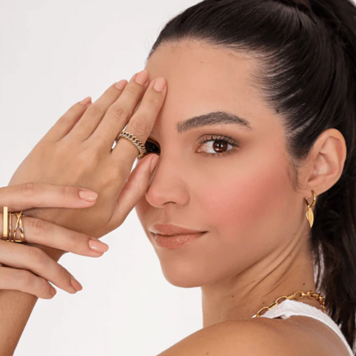 Angel Wing Earrings Plated in 18K Gold