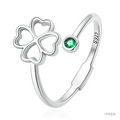 Lucky Clover Ring in 925 Silver