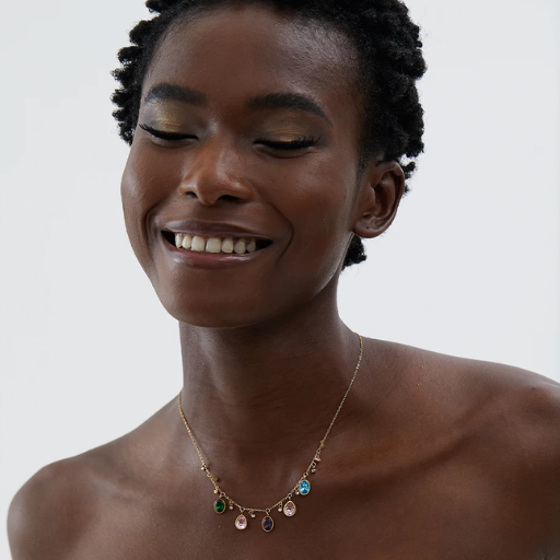 Colourful Cubic Zirconia Necklace