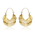18K Gold Plated Leaf Earrings