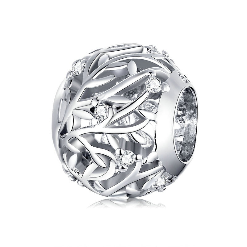 Charms Separator Collection with Cubic Zirconia - 925 Silver