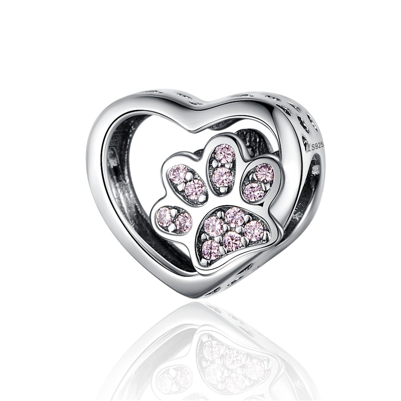Charms Separator Collection with Cubic Zirconia - 925 Silver
