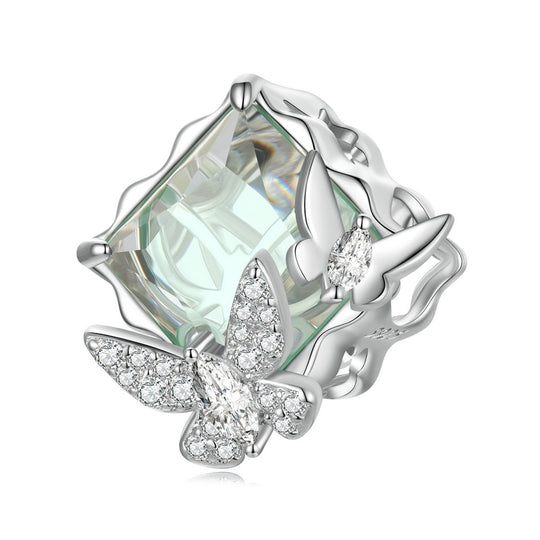 Charms Green Stones Collection - 925 Silver