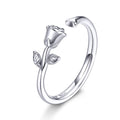 Rose Ring in 925 Silver