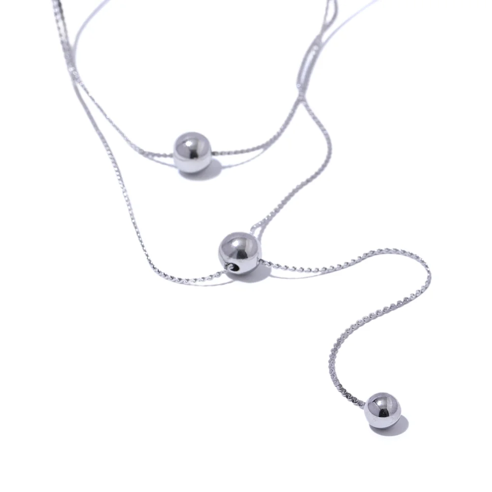 Luxe Bola Lariat Necklace
