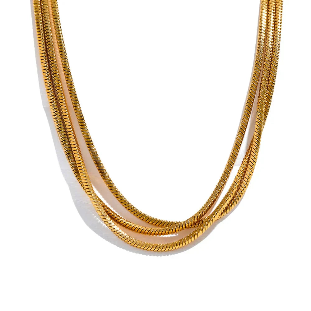 18K Gold Triple Plated Necklace